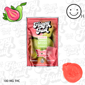 Happy fruit - GUAVA DELIGHT GUMMIES 10PK | 100MG | HYBRID