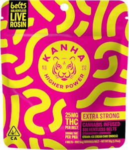 Kanha - STRAWBERRY LEMONADE ROSIN BELTS | 100MG | INDICA