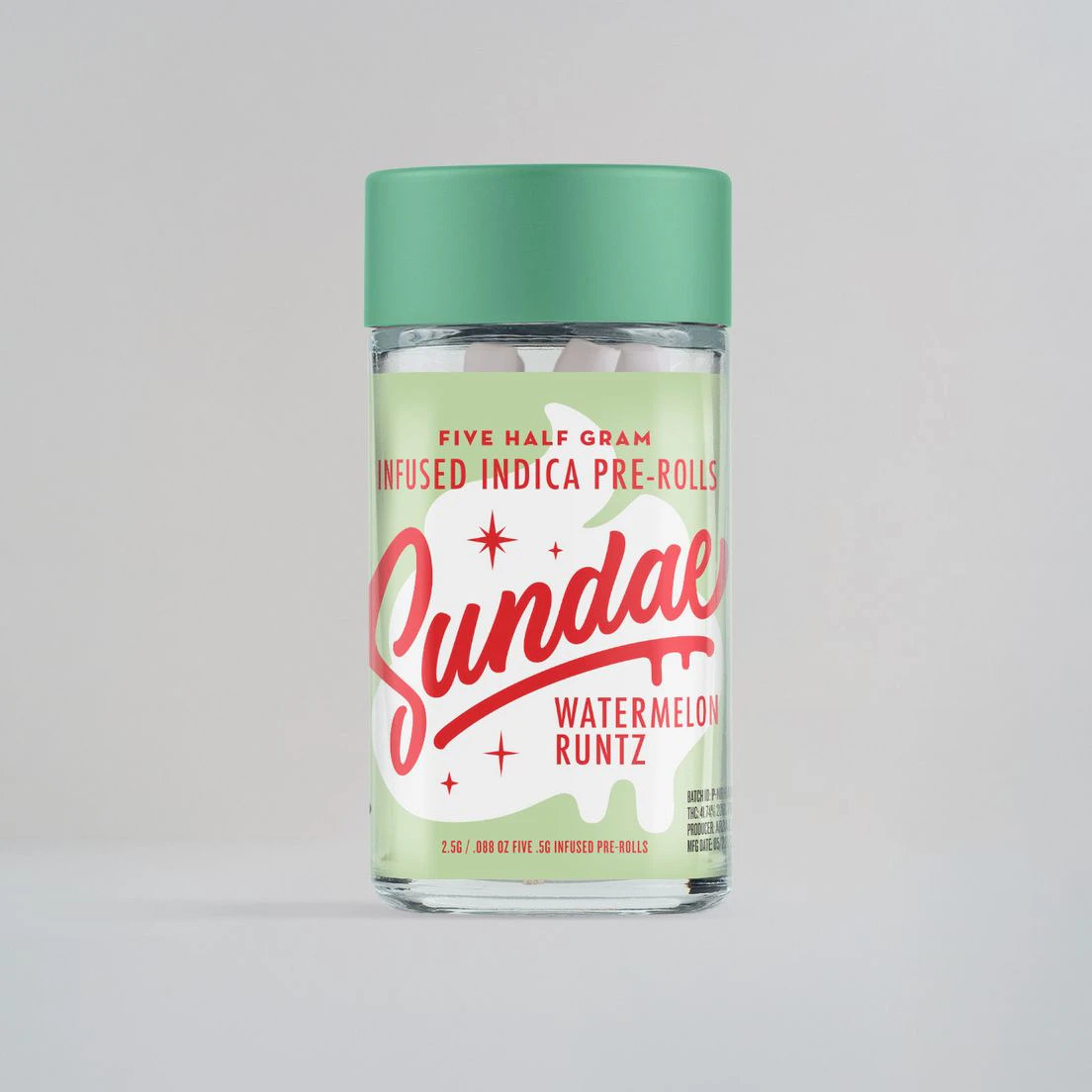 Sundae - WATERMELON RUNTZ INFUSED PREROLL 5PK | 2.5G Main Image