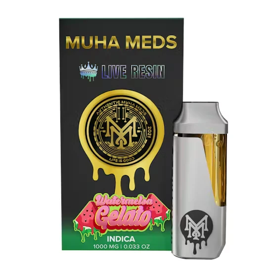 Muha meds - WATERMELON GELATO AIO | LIVE RESIN | 1G | INDICA Main Image