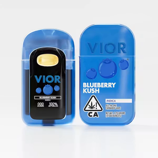 Vior - BLUEBERRY KUSH AIO | 1.25G | INDICA Main Image