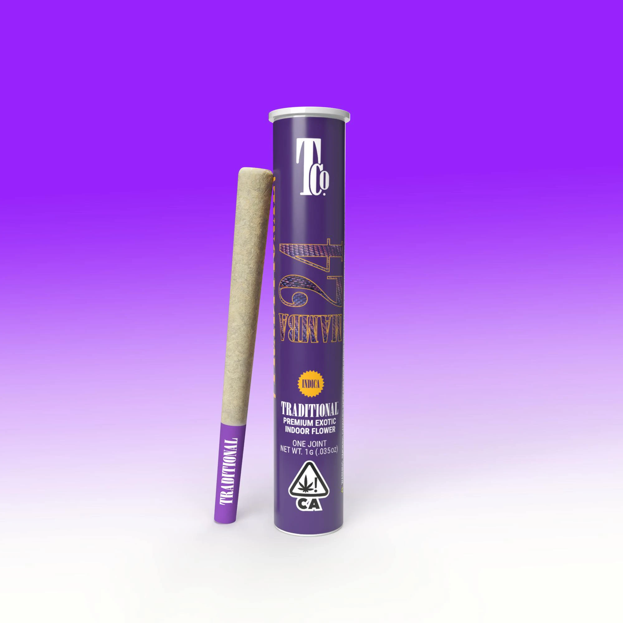 Traditional - MAMBA 24 PREROLL | 1G | INDICA Main Image