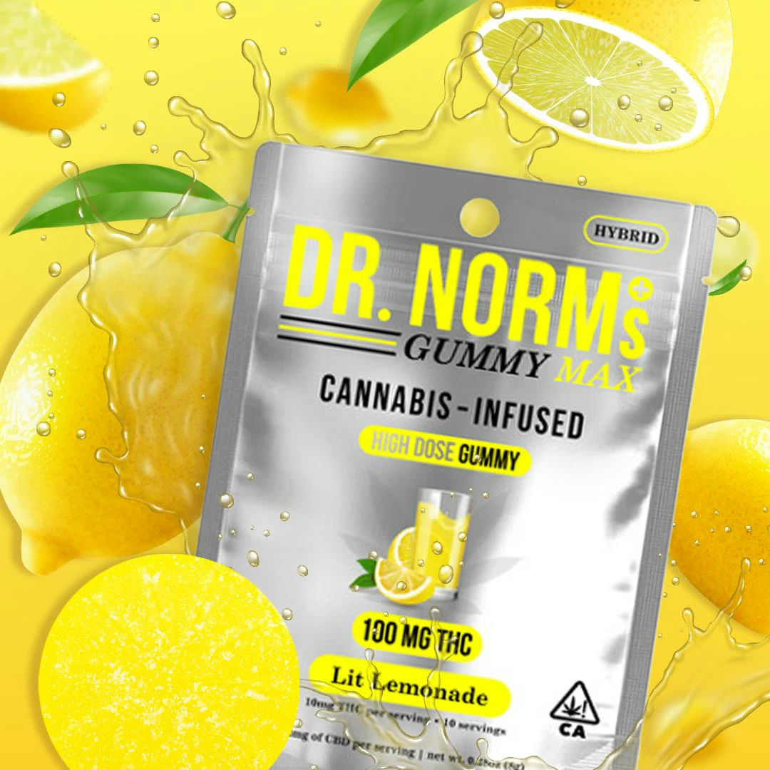 Dr norms - LIT LEMONADE MAX GUMMY | 100MG Main Image