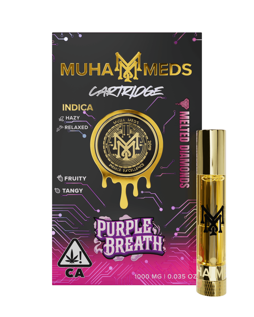 PURPLE BREATH CART | MELTED DIAMONDS | 1G