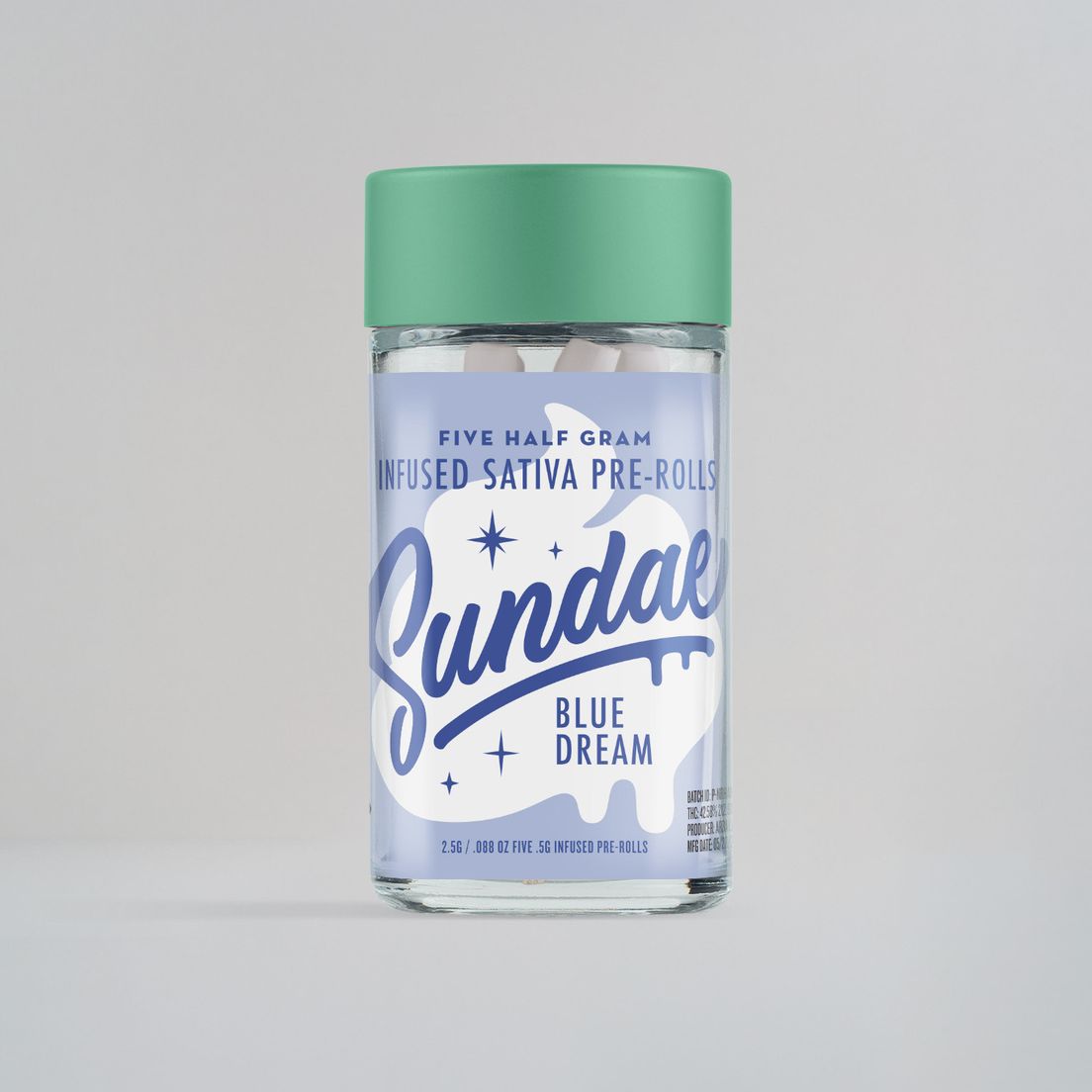 BLUE DREAM INFUSED PREROLL | 5PK | 2.5G | SATIVA
