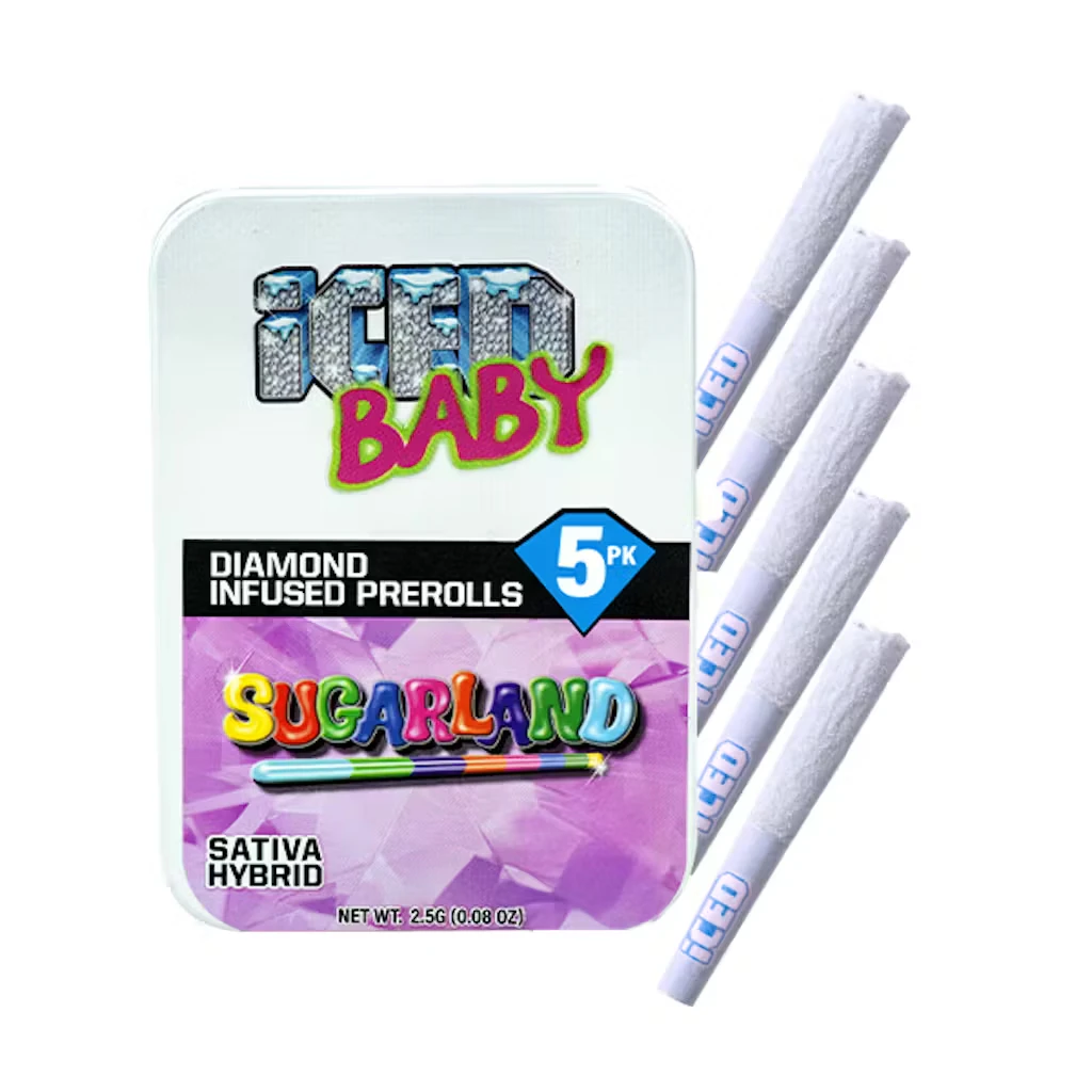 Iced - SUGARLAND INF PREROLLS | 5PK | 2.5G | SATIVA-HYBRID Main Image