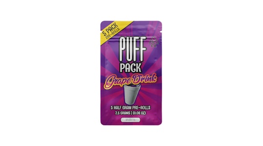 Puff - GRAPE DRINK 5 PACK PRE ROLLS | 2.5G