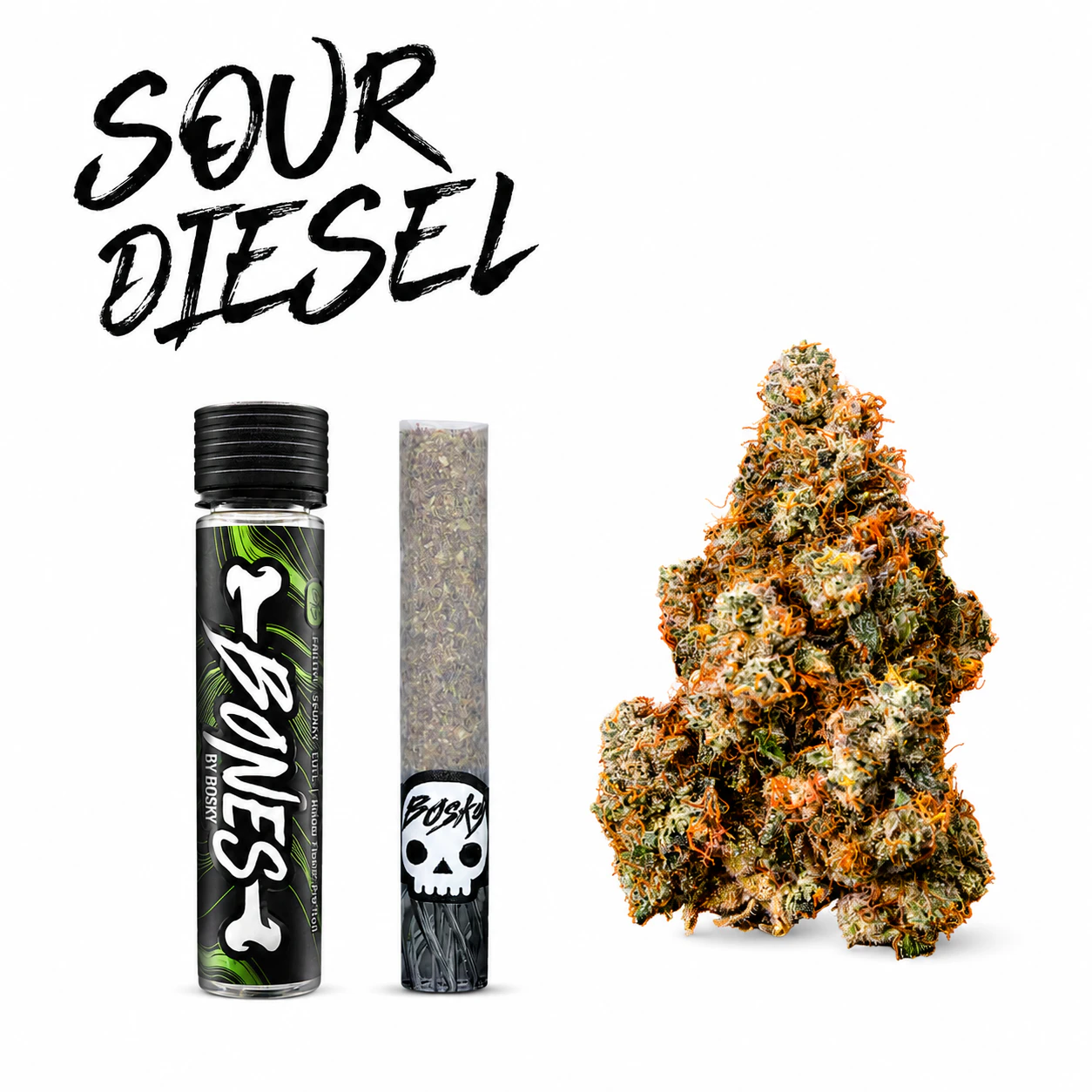 Bosky genetics - BONES | SOUR DIESEL | 1.5G | SATIVA Main Image