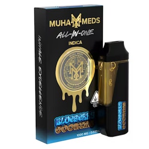 Muha meds - BLUEBERRY COOKIES AIO | 1G | INDICA