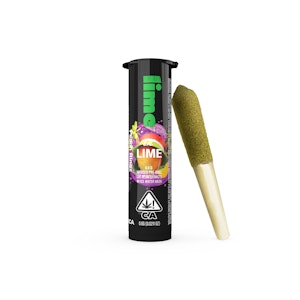 Lime - LIL LIME | PEACH RINGZ INFUSED PREROLL | .6G
