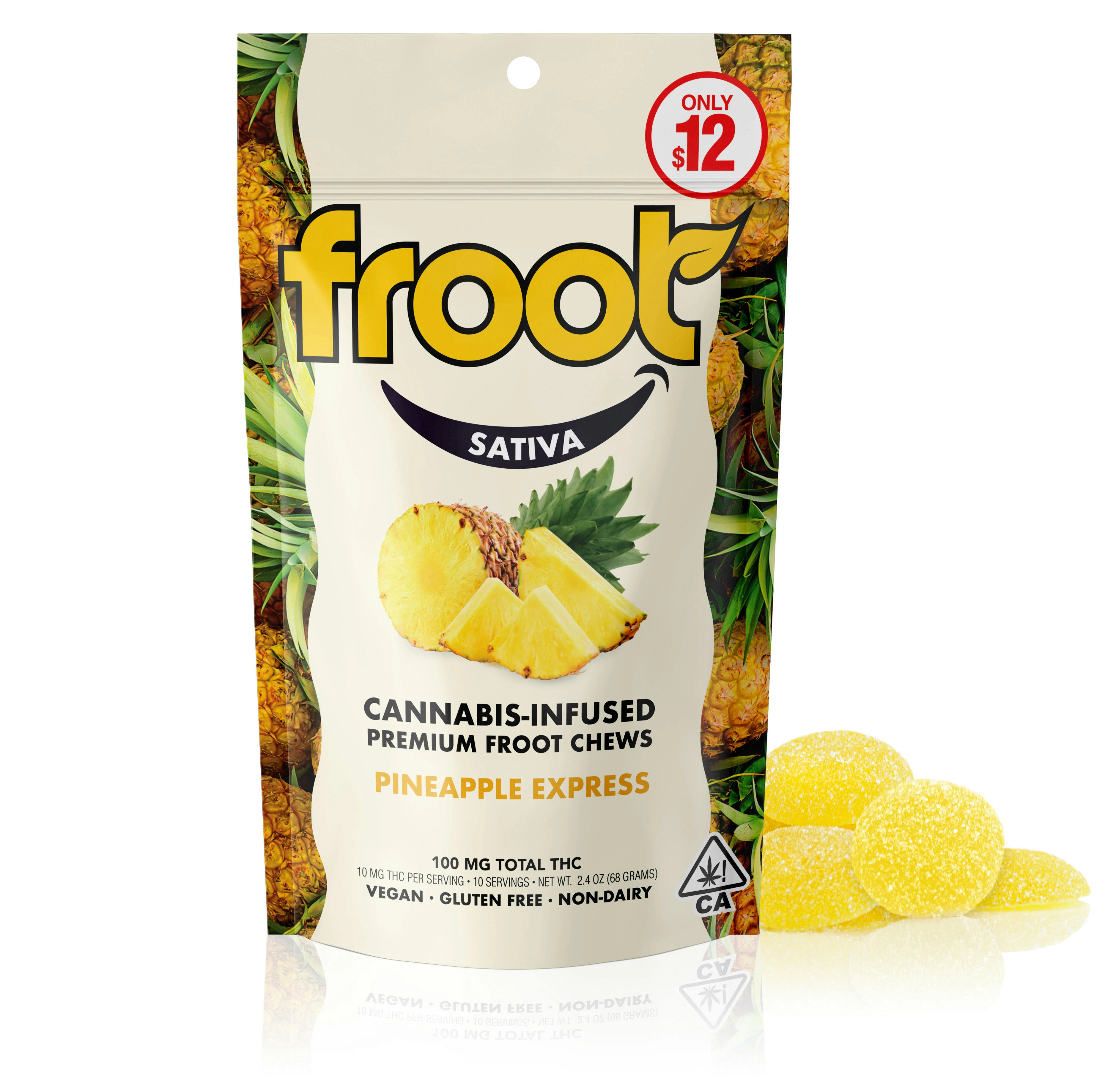 Froot - PINEAPPLE EXPRESS 10PK | 100MG | SATIVA Main Image