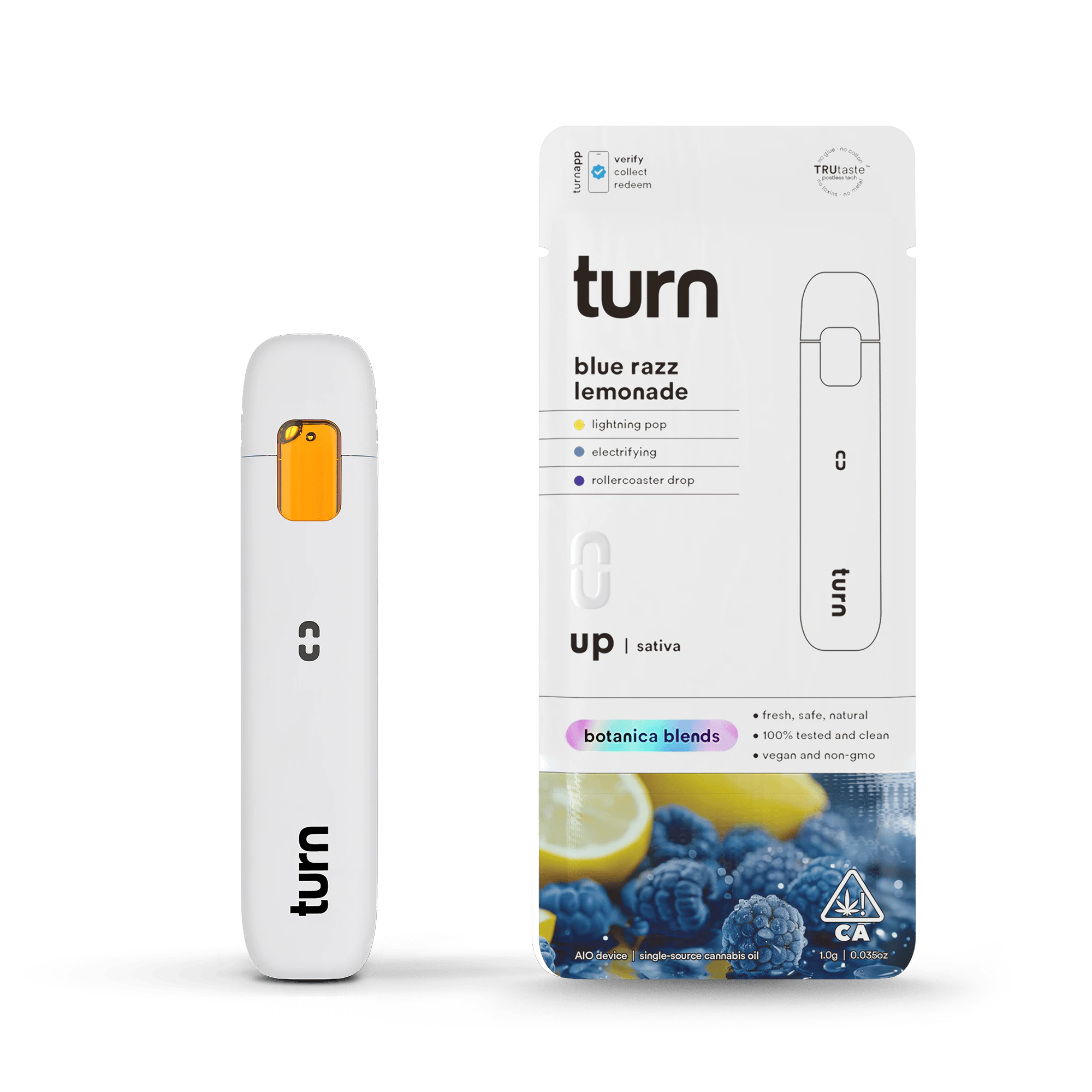 Turn - BLUE RAZZ LEMONADE | AIO | 1G | SATIVA Main Image