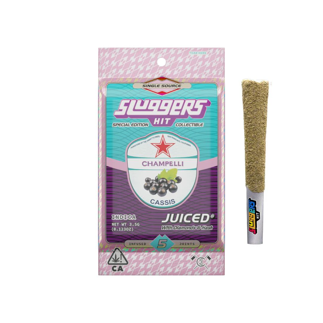 Sluggers - CHAMPELLI CASSIS | INFUSED | 5PK | PREROLLS | 3.5G INDICA Main Image