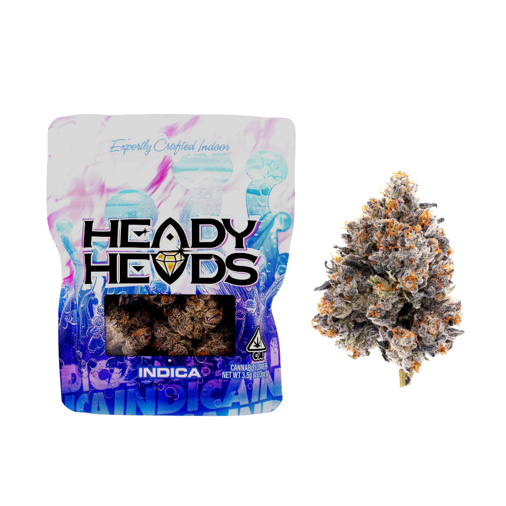 Heady heads - BONNIE BLUE | 3.5G | INDICA Main Image