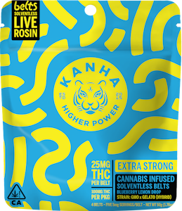 Kanha - BLUEBERRY LEMON DROP ROSIN BELTS | 100MG