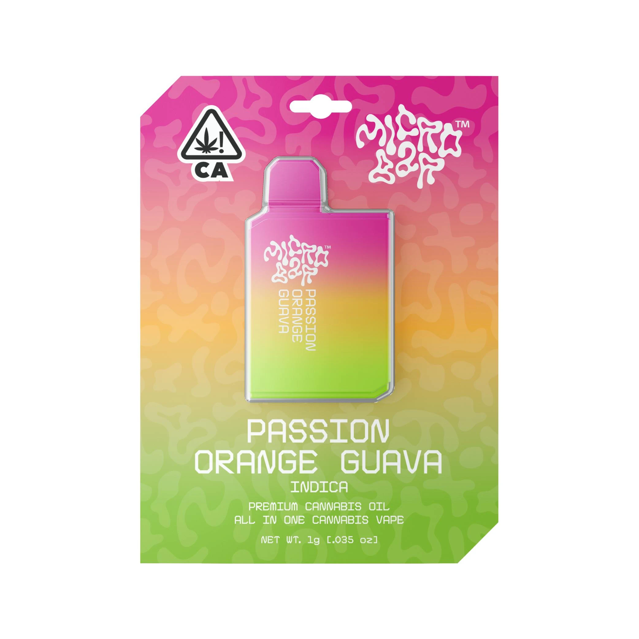 Microbar - PASSION ORANGE GUAVA AIO | 1G | INDICA Main Image