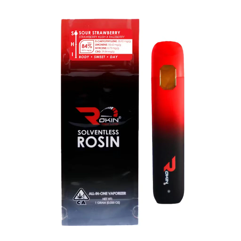 Rokin - REDLINE ROSIN | SOUR STRAWBERRY AIO | 1G Main Image