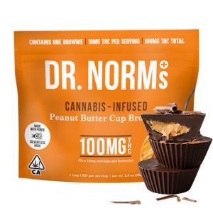 Dr norms - PEANUT BUTTER CUP BROWNIE | 100MG | SOLVENTLESS HASH