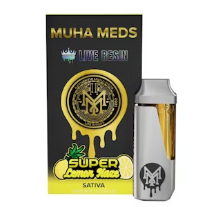Muha meds - SUPER LEMON HAZE AIO | LIVE RESIN | 1G | SATIVA