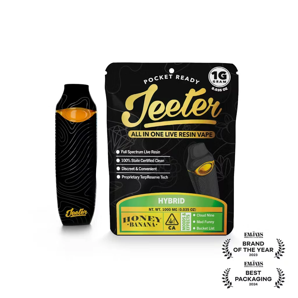 Jeeter - HONEY BANANA AIO | LIVE RESIN | 1G | HYBRID Main Image