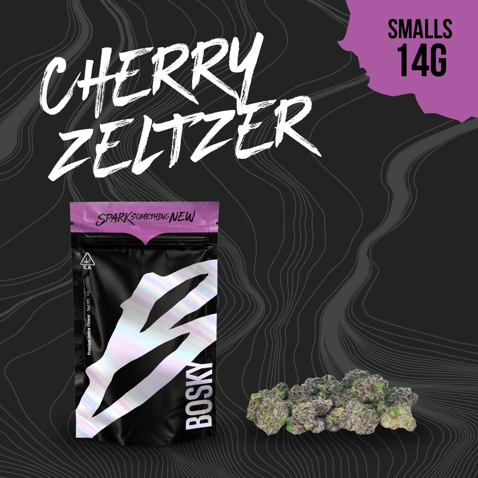 Bosky genetics - CHERRY ZELTZER BIGS | 14G | INDICA Main Image
