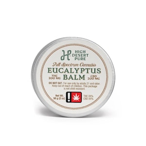 High desert pure - EUCALYPTUS BALM 1:1 | 928MG