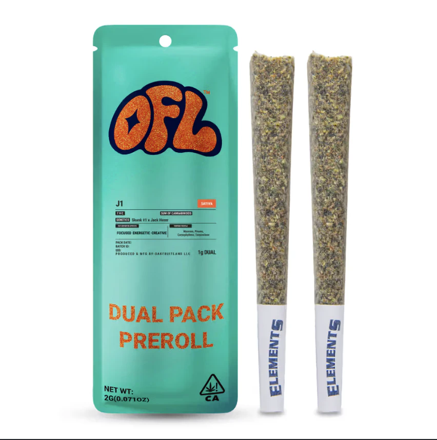 Oakfruitland - J1 | DUAL PACK | 2G | SATIVA Main Image