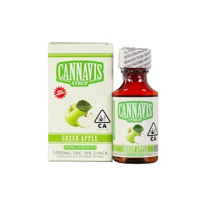 Cannavis - GREEN APPLE SYRUP 2 PACK| 1000MG