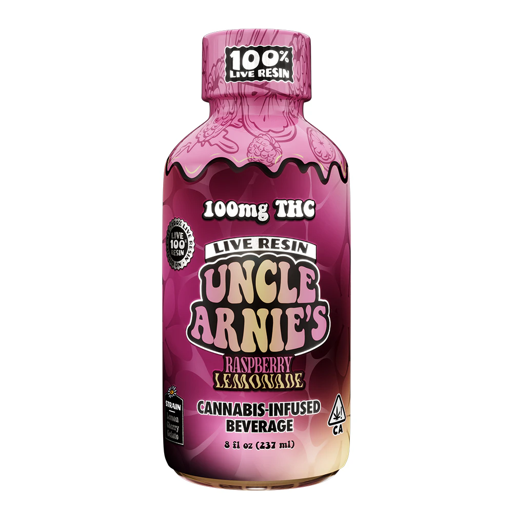 Uncle arnie's - UNCLE ARNIE'S | RASPBERRY LEMONADE | LIVE RESIN | 8OZ | 100MG Main Image