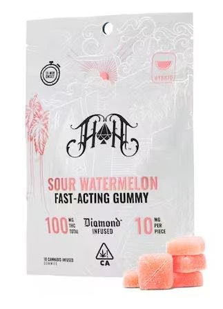 Heavy hitters - SOUR WATERMELON | FAST ACTING GUMMIES | 100MG Main Image