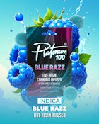 BLUE RAZZ GUMMY COINS | LIVE RESIN | 100MG | INDICA