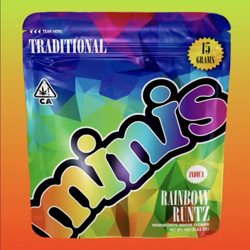 Traditional - MINIS | RAINBOW RUNTZ | 15G | INDICA Main Image