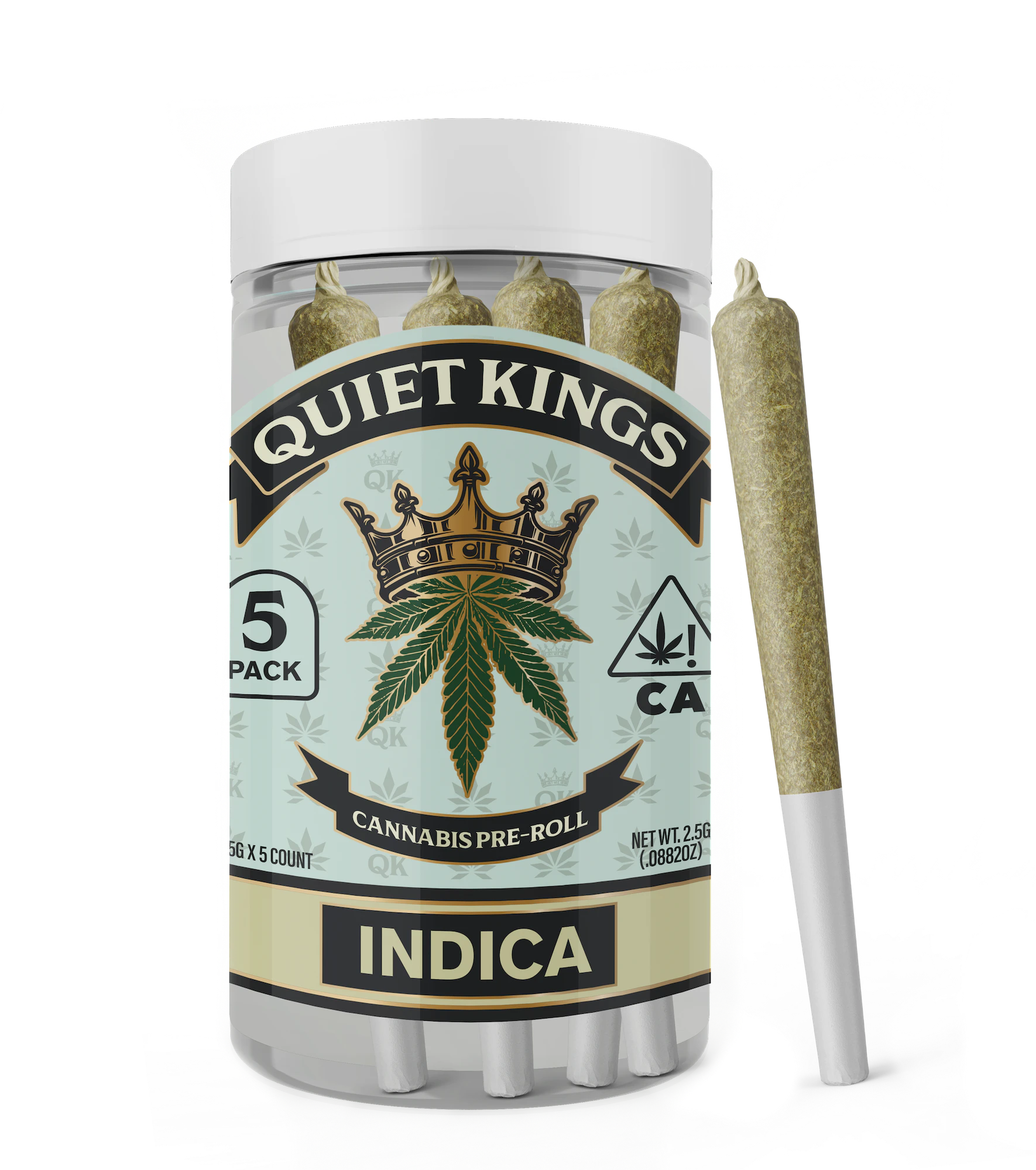 Quiet kings - GRAPE SODA 5PK PREROLLS | 2.5G | INDICA Main Image