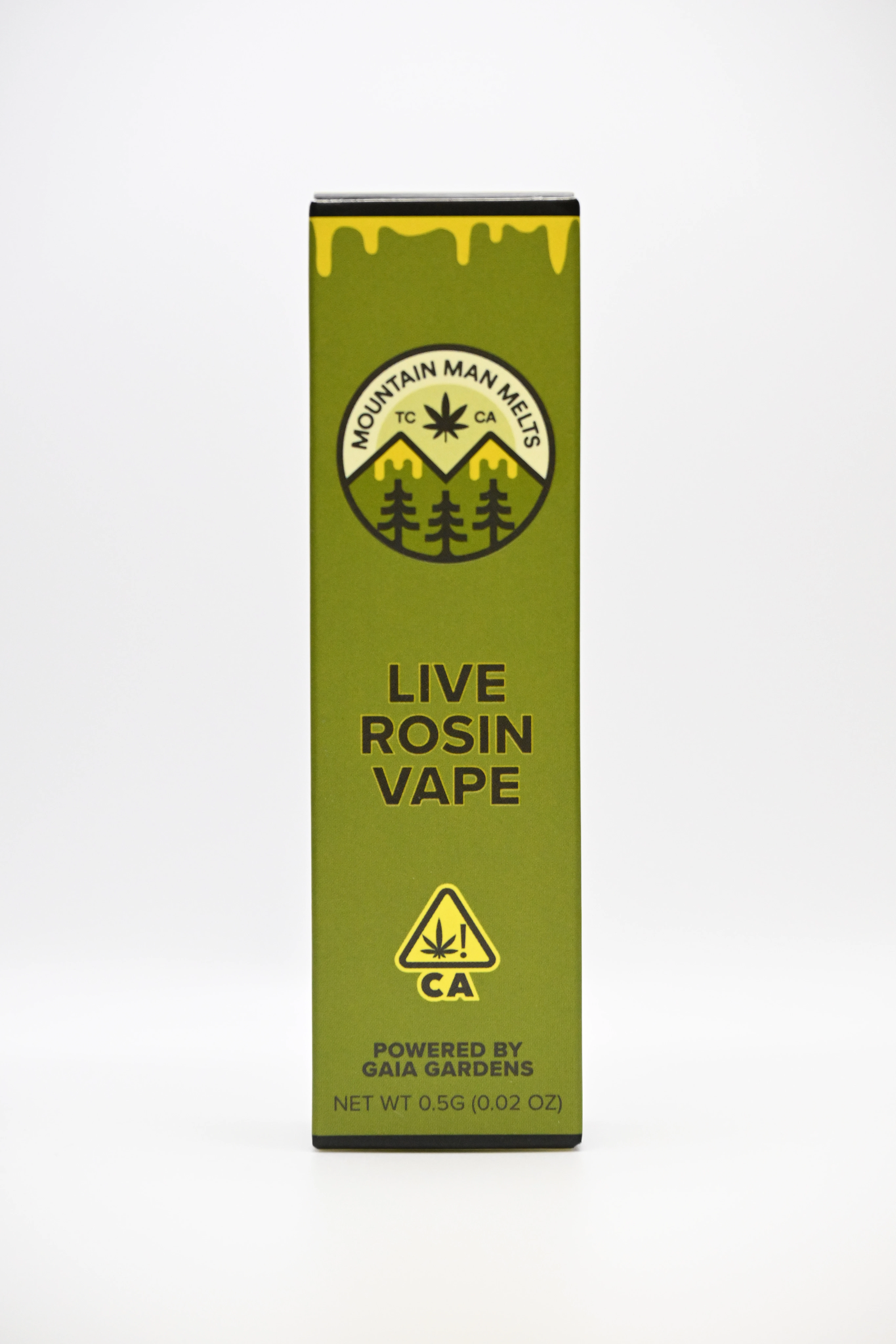 Mountain man melts - GOVERNMENT OASIS AIO LIVE ROSIN | .5G | HYBRID Main Image