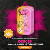 PINEAPPLE SLUSHIE X STRAWBERRY MILK DUAL CHAMBER AIO | 1G