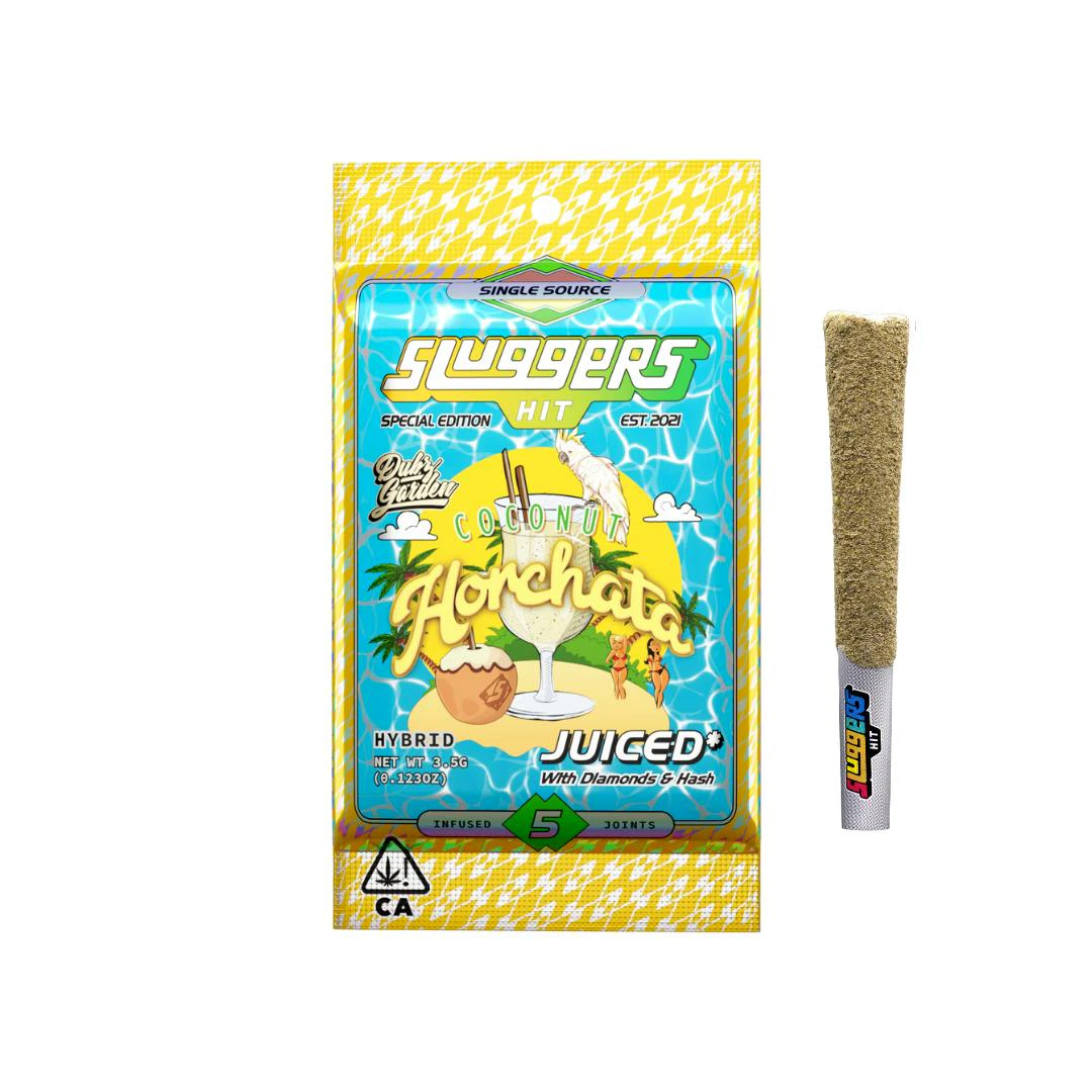 Sluggers - COCONUT HORCHATA INFUSED 5 PACK | SLUGGERS X DUBZ GARDEN Main Image