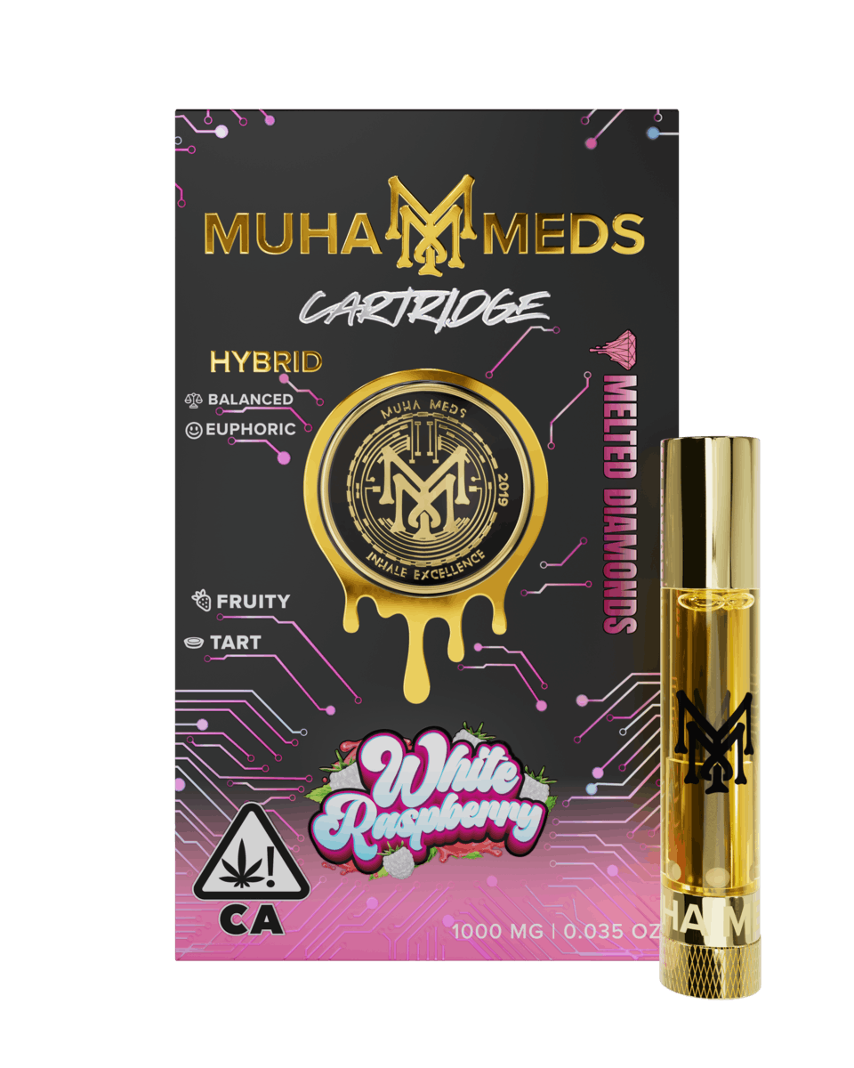 WHITE RASPBERRY CART | MELTED DIAMONDS | 1G | HYBRID