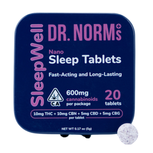 Dr norms - SLEEPWELL SLEEP TABLETS | 600MG | 20 TABLETS