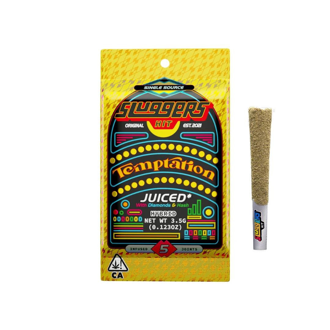 Sluggers - TEMPTATION INFUSED PREROLLS 5PK | 3.5G HYBRID Main Image