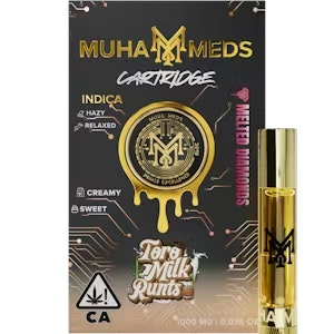 Muha meds - TORO MILK RUNTZ CART | MELTED DIAMONDS | 1G | INDICA