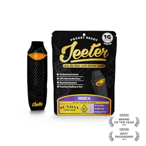 Jeeter - SUNDAY DRIVER LIVE RESIN AIO | 1G | INDICA