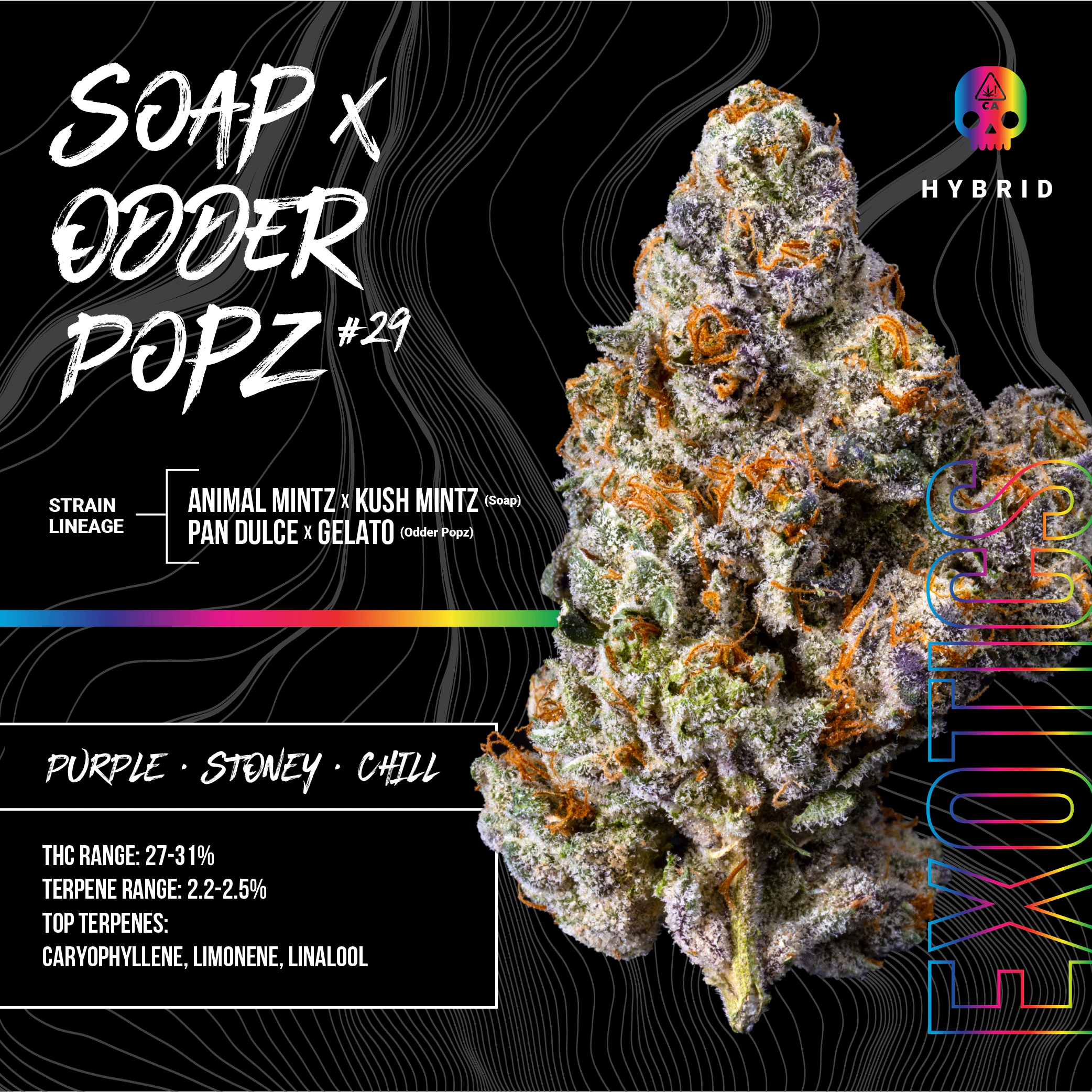 Bosky genetics - SOAP X ODDER POPZ #29 | 3.5G | HYBRID Main Image