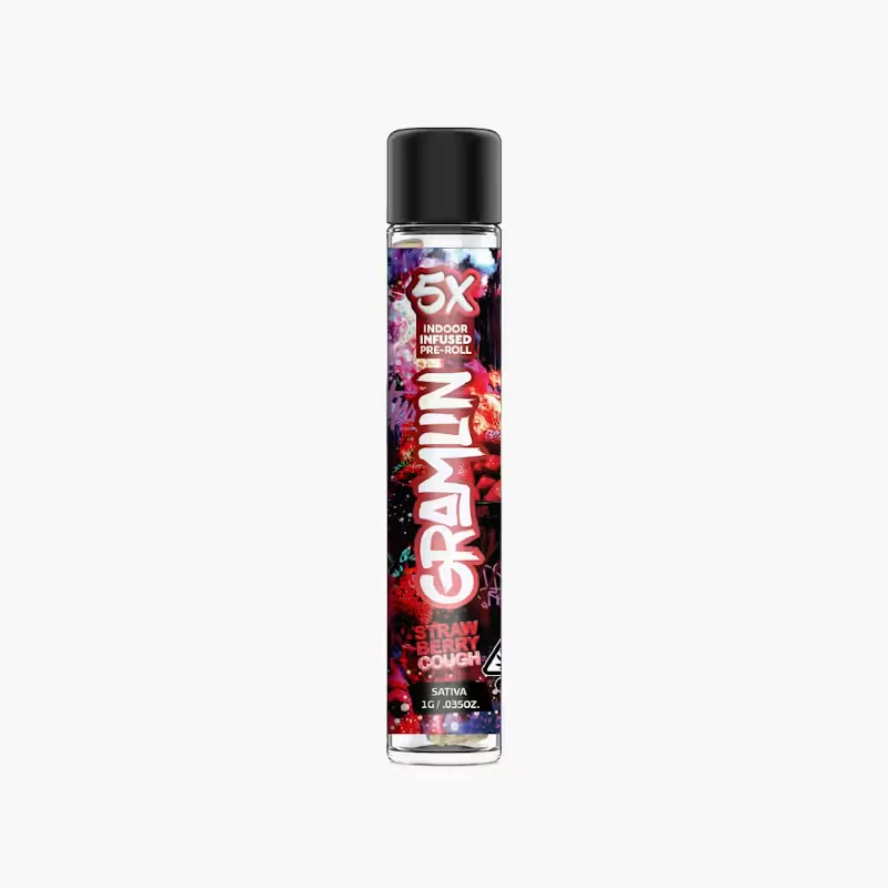 Gramlin - STRAWBERRY COUGH INFUSED PREROLL | 1G SATIVA Main Image