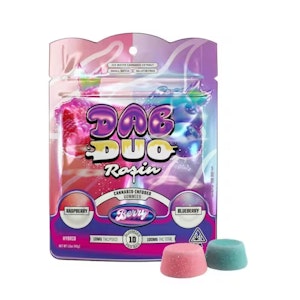 Abx - RASPBERRY + BLUEBERRY DAB DUOS ROSIN GUMMIES | 100MG