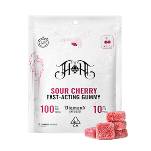 Heavy hitters - SOUR CHERRY FAST ACTING GUMMIES | 10 PACK | 100MG