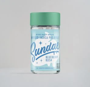 Sundae - BLUEBERRY KUSH INFUSED PREROLL 5PK | 2.5G Main Image