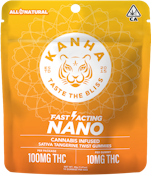 TANGERINE TWIST NANO GUMMIES | 100MG | 10PK