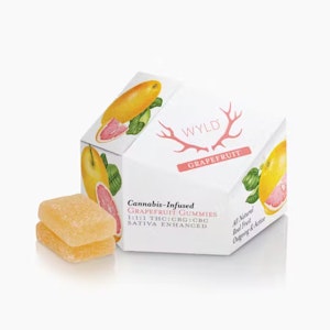 Wyld - GRAPEFRUIT | 1:1:1 | THC:CBG:CBC | GUMMIES | 10PK | 100MG