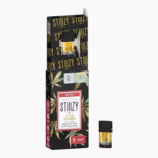 Stiiizy - STRAWBERRY MILKSHAKE LIQUID DIAMOND POD | .5G SATIVA Main Image