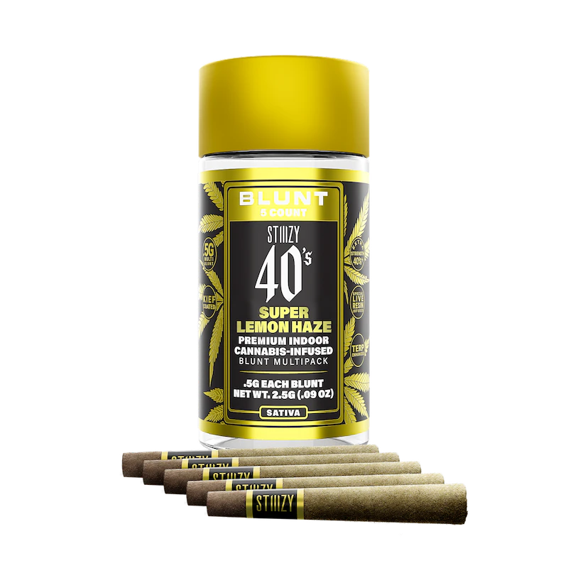 Stiiizy - SUPER LEMON HAZE MINI BLUNTS | 5PK | 2.5G SATIVA Main Image